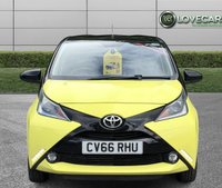 USED 2016 66 TOYOTA AYGO 1.0 VVT-i x-cite 3 Yellow Bi-Tone Hatchback 5dr Petrol Manual Euro 6 (68 ps) LONG MOT, JUST BEEN SERVICED, HPI CLEAR, 2 X KEYS, 1 PREVIOUS OWNER! BLUETOOTH, AIR CON, ELECTRIC WINDOWS, PRIVACY GLASS, BLACK GLOSS ALLOYS!