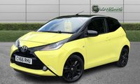 USED 2016 66 TOYOTA AYGO 1.0 VVT-i x-cite 3 Yellow Bi-Tone Hatchback 5dr Petrol Manual Euro 6 (68 ps) LONG MOT, JUST BEEN SERVICED, HPI CLEAR, 2 X KEYS, 1 PREVIOUS OWNER! BLUETOOTH, AIR CON, ELECTRIC WINDOWS, PRIVACY GLASS, BLACK GLOSS ALLOYS!