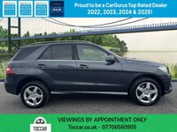 USED 2014 14 MERCEDES-BENZ M-CLASS 3.0 ML350 V6 BlueTEC AMG Sport SUV 5dr Diesel G-Tronic 4WD Euro 6 (s/s) (258 ps) 1 OWNER / FULL SERVICE HISTORY / DETACHABLE TOWBAR