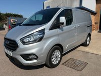 USED 2022 22 FORD TRANSIT CUSTOM Limited L1 H1 2.0 300 EcoBlue SWB Diesel Panel Van AUTO Euro 6 (s/s) (130 bhp) AUTOMATIC - Only 70,565 miles - 2 Ford main dealer services - last service on 09.09.2024 @ 52,627 miles  - EURO 6, A/C, rear view camera, front & rear parking sensors, heated seats, alloys, cruise control, Bluetooth, electric power folding mirrors, E/W, DAB Radio with Apple car play, USB port, start/stop, factory fitted bulkhead, auto headlights, side loading door, ply lined, front fog lights, remote Central Locking, finance arranged & 6 months premium AutoGuard warranty