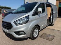 USED 2022 22 FORD TRANSIT CUSTOM Limited L1 H1 2.0 300 EcoBlue SWB Diesel Panel Van AUTO Euro 6 (s/s) (130 bhp) AUTOMATIC - Only 70,565 miles - 2 Ford main dealer services - last service on 09.09.2024 @ 52,627 miles  - EURO 6, A/C, rear view camera, front & rear parking sensors, heated seats, alloys, cruise control, Bluetooth, electric power folding mirrors, E/W, DAB Radio with Apple car play, USB port, start/stop, factory fitted bulkhead, auto headlights, side loading door, ply lined, front fog lights, remote Central Locking, finance arranged & 6 months premium AutoGuard warranty