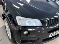 USED 2013 63 BMW X3 2.0 20d M Sport SUV 5dr Diesel Auto xDrive Euro 5 (s/s) (184 ps) FULL HISTORY 10 SERVICES & DAB & BLACK LTHR & AUTOMATIC X3