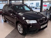 USED 2013 63 BMW X3 2.0 20d M Sport SUV 5dr Diesel Auto xDrive Euro 5 (s/s) (184 ps) FULL HISTORY 10 SERVICES & DAB & BLACK LTHR & AUTOMATIC X3