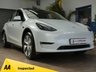 USED 2023 23 TESLA MODEL Y (Dual Motor) Long Range SUV 5dr Electric Auto 4WDE (384 bhp) SUNROOF SAT NAV LEATHER HEATED SEATS CRUISE CONTROL REAR VIEW CAMERA 1 OWNER SERVICE HISTORY WARRANTY