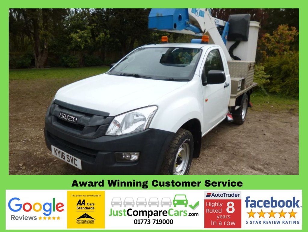 Isuzu D-Max Cherry Picker 13.5m Cpl Mewp 225kg Basket
