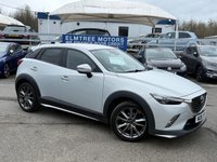 USED 2018 18 MAZDA CX-3 2.0 Petrol (SKYACTIV-G), GT Sport, SUV, 5 Door, Manual, Euro 6. FULL 12 MONTH MOT WITH EVERY CAR