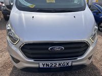 USED 2022 22 FORD TRANSIT CUSTOM 2.0 280 EcoBlue Limited Panel Van 5dr Diesel Manual L1 H1 Euro 6 (s/s) (130 ps) HEATED SEATA, ROOF RACK , FRONT AND REAR PARKING SENSORS, VERY WELL CARED FOR VAN
