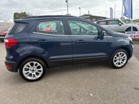 USED 2022 22 FORD ECOSPORT 1.0T EcoBoost GPF Titanium SUV 5dr Petrol Manual Euro 6 (s/s) (125 ps) 1 OWNER FROM NEW* SAT NAV* PARKING SENSORS* CRUISE CONTROL* AUTO START / STOP* TRACTION CONTROL* 6 SPEED* SPEED SIGN RECOGNITION* AIR CON* BLUETOOTH PHONE AND AUDIO* DAB* USB* APPLE CARPLAY* ANDROID AUTO