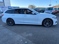 USED 2021 21 BMW 3 SERIES 2.0 320i Sport Touring 5dr Petrol Auto Euro 6 (s/s) (184 ps) 1 OWNER FROM NEW* 3 STAMP BMW SERVICE HISTORY* AUTOMATIC* PADDLE SHIFT* SAT NAV* PARKING SENSORS* CRUISE CONTROL* REVERSING CAMERA* SPLIT BOOT OPENING. HEATED CREAM LEATHER* APPLE CARPLAY* ANDROID AUTO