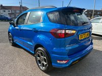 USED 2022 72 FORD ECOSPORT 1.0T EcoBoost GPF ST-Line SUV 5dr Petrol Manual Euro 6 (s/s) (140 ps) 1 OWNER FROM NEW* SAT NAV* PARKING SENSORS* REVERSING CAMERA* CRUISE CONTROL* HEATED WINDSCREEN* PART LEATHER WITH SUEDE* LANE / SPEED ASSIST* TRACTION CONTROL* AUTO START / STOP* 6 SPEED