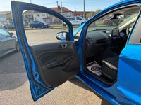USED 2022 72 FORD ECOSPORT 1.0T EcoBoost GPF ST-Line SUV 5dr Petrol Manual Euro 6 (s/s) (140 ps) 1 OWNER FROM NEW* SAT NAV* PARKING SENSORS* REVERSING CAMERA* CRUISE CONTROL* HEATED WINDSCREEN* PART LEATHER WITH SUEDE* LANE / SPEED ASSIST* TRACTION CONTROL* AUTO START / STOP* 6 SPEED