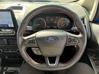 USED 2022 72 FORD ECOSPORT 1.0T EcoBoost GPF ST-Line SUV 5dr Petrol Manual Euro 6 (s/s) (140 ps) 1 OWNER FROM NEW* SAT NAV* PARKING SENSORS* REVERSING CAMERA* CRUISE CONTROL* HEATED WINDSCREEN* PART LEATHER WITH SUEDE* LANE / SPEED ASSIST* TRACTION CONTROL* AUTO START / STOP* 6 SPEED