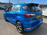 USED 2022 72 FORD ECOSPORT 1.0T EcoBoost GPF ST-Line SUV 5dr Petrol Manual Euro 6 (s/s) (140 ps) 1 OWNER FROM NEW* SAT NAV* PARKING SENSORS* REVERSING CAMERA* CRUISE CONTROL* HEATED WINDSCREEN* PART LEATHER WITH SUEDE* LANE / SPEED ASSIST* TRACTION CONTROL* AUTO START / STOP* 6 SPEED