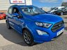USED 2022 72 FORD ECOSPORT 1.0T EcoBoost GPF ST-Line SUV 5dr Petrol Manual Euro 6 (s/s) (140 ps) 1 OWNER FROM NEW* SAT NAV* PARKING SENSORS* REVERSING CAMERA* CRUISE CONTROL* HEATED WINDSCREEN* PART LEATHER WITH SUEDE* LANE / SPEED ASSIST* TRACTION CONTROL* AUTO START / STOP* 6 SPEED