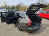 USED 2021 21 VOLVO V90 Grey 2.0 B4 MHEV R-Design, 80,900 miles, ULEZ compliant, Automatic, Sat Nav, Leather, Rear camera, CarPlay/Android Auto, Full Volvo Service history This 2021 Volvo V90 B4 R Design offers a compelling blend of style and efficiency, boasting a 2.0 litre petrol hybrid engine and meeting Euro 6 emission standards.  With a 3 month warranty for your peace of mind, this R Design trim level comes equipped with a Climate Pack featuring heated seats and a heated steering wheel, perfect for those colder days.  Enjoy seamless connectivity with smartphone integration, including Apple CarPlay and Android Auto, and the convenience of Keyless Drive with ke
