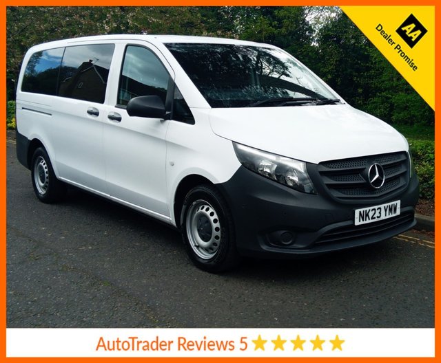 View our Mercedes-Benz Vito 2.0 114 CDI PRO Tourer Minibus 5dr Diesel G-Tronic RWD L2 Euro 6 (s/s) (136 ps).*8 SEATS*LWB*AUTO*SAT NAV*OVER 70 MINIBUSES IN STOCK*