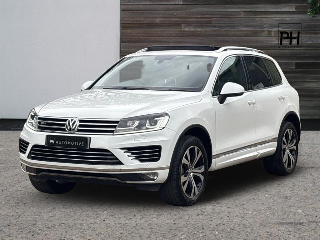 USED 2016 65 VOLKSWAGEN TOUAREG 3.0 TDI V6 BlueMotion Tech R-Line SUV 5dr Diesel Tiptronic 4WD Euro 6 (s/s) (262 ps) 2 OWNERS|JUST SERVICED