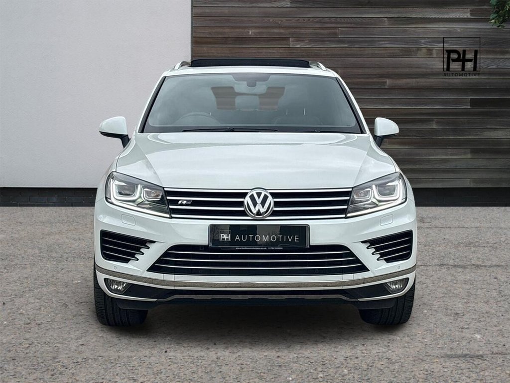 USED 2016 65 VOLKSWAGEN TOUAREG 3.0 TDI V6 BlueMotion Tech R-Line SUV 5dr Diesel Tiptronic 4WD Euro 6 (s/s) (262 ps) 2 OWNERS|JUST SERVICED