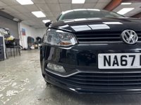 USED 2017 67 VOLKSWAGEN POLO 1.0 Match Edition Hatchback 5dr Petrol Manual Euro 6 (s/s) (60 ps) Big Spec + Low Running Costs