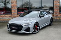 USED 2021 21 AUDI RS6 AVANT 4.0 TFSI V8 Carbon Black Estate 5dr Petrol Tiptronic quattro Euro 6 (s/s) (600 ps) PAN ROOF / CARBON EXT / FASH
