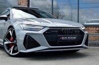 USED 2021 21 AUDI RS6 AVANT 4.0 TFSI V8 Carbon Black Estate 5dr Petrol Tiptronic quattro Euro 6 (s/s) (600 ps) PAN ROOF / CARBON EXT / FASH