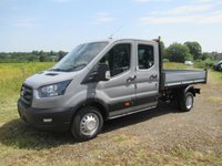 USED 2026 26 FORD TRANSIT Ford Transit T350 Double cab Tipper, DRW Rear wheel drive 165ps Trend  Tow Axle 7T GTW Choice of Colour's