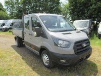 USED 2026 26 FORD TRANSIT Ford Transit T350 Double cab Tipper, DRW Rear wheel drive 165ps Trend  Tow Axle 7T GTW Choice of Colour's
