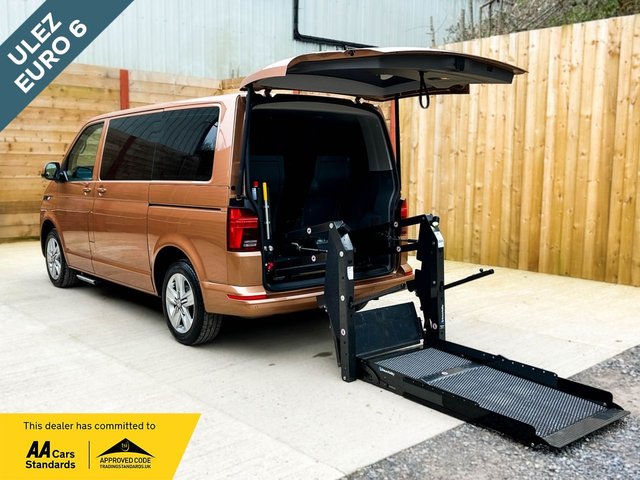 View our Volkswagen Transporter Driver Transfer / Passenger Up Front Wheelchair Accessible Disabled Access Vehicle WAV