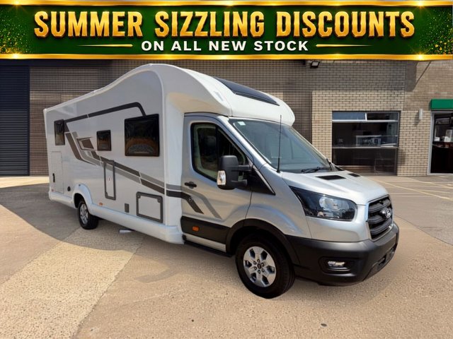 View our Ace 1500 DB Physical Stock - Drive Away Today - P/X Car/Motorhome - Auto - 2 Belt - 2 Berth - End Fixed Bed