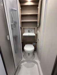 USED 2024 24 ELDDIS AUTOQUEST 155 RIVA GOLD Fixed French Bed - Front Lounge - 3500kg FRENCH BED/END WASHROOM/GARAGE