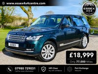 USED 2016 66 LAND ROVER RANGE ROVER 3.0 TDV6 VOGUE AUTOMATIC 4X4 TURBO DIESEL (EURO 6) FULL SERVICE HISTORY INC BELTS