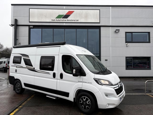 View our Hobby Vantana K60 FT Ontour - 4 Belt - 3 Berth - End Fixed Double Bed