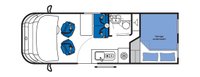 USED 2026 ACE 1200 GLT - In Stock - Drive Away Today - P/X Car/Motorhome - Auto - 4 Belt - 4 Berth - Pop Top - Brand New THE ALL NEW ACE RANGE