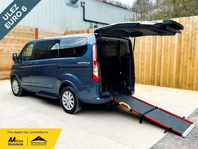 View our Ford Tourneo Custom 6 Seat Auto Wheelchair Accessible Disabled Access Vehicle WAV