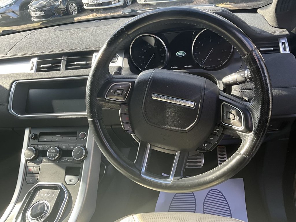 USED 2017 17 LAND ROVER RANGE ROVER EVOQUE 2.0 TD4 HSE Dynamic Lux SUV 5dr Diesel Auto 4WD Euro 6 (s/s) (180 ps) Meridian Sound, Rear Camera
