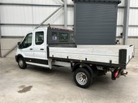 USED 2021 21 FORD TRANSIT 350 2.0 ECOBLUE 130PS RWD DOUBLE CAB TIPPER - NO VAT 