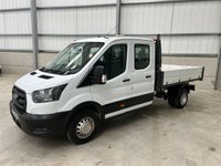 USED 2021 21 FORD TRANSIT 350 2.0 ECOBLUE 130PS RWD DOUBLE CAB TIPPER - NO VAT 
