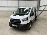 USED 2021 21 FORD TRANSIT 350 2.0 ECOBLUE 130PS RWD DOUBLE CAB TIPPER - NO VAT 
