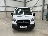 USED 2021 21 FORD TRANSIT 350 2.0 ECOBLUE 130PS RWD DOUBLE CAB TIPPER - NO VAT 
