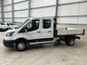 USED 2021 21 FORD TRANSIT 350 2.0 ECOBLUE 130PS RWD DOUBLE CAB TIPPER - NO VAT 