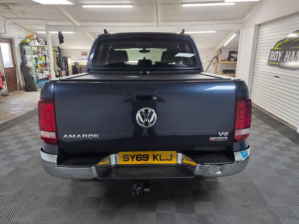 USED 2019 69 VOLKSWAGEN AMAROK 3.0 TDI V6 BlueMotion Tech Highline Pickup Double Cab 4dr Diesel Auto 4Motion Euro 6 (s/s) (204 ps) SatNav - Sensors!