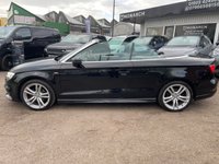 USED 2017 67 AUDI A3 CABRIOLET 1.5 TFSI CoD S line Convertible 2dr Petrol Manual Euro 6 (s/s) (150 ps) 