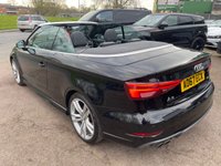 USED 2017 67 AUDI A3 CABRIOLET 1.5 TFSI CoD S line Convertible 2dr Petrol Manual Euro 6 (s/s) (150 ps) 