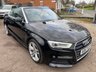 USED 2017 67 AUDI A3 CABRIOLET 1.5 TFSI CoD S line Convertible 2dr Petrol Manual Euro 6 (s/s) (150 ps) 