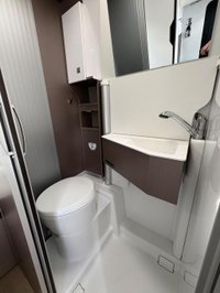 USED 2025 74 BURSTNER ELISEO C642 Active - 4 Belt - 2 Berth - End Singles/Double - Automatic ONE ONER/LOW MILEAGE