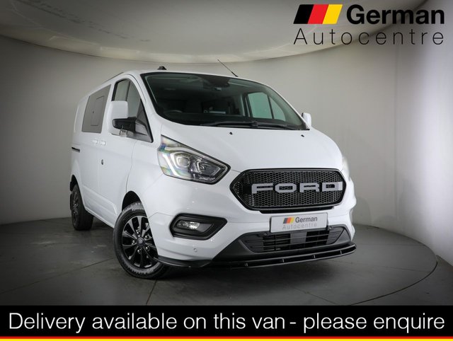 View our Ford Transit Custom 2.0 320 EcoBlue Limited Crew Van Double Cab 5dr Diesel Manual L1 H1 Euro 6 (s/s) (6 Seat) (170 ps)