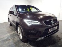 USED 2019 69 SEAT ATECA 1.5 TSI EVO XCELLENCE SUV 5dr Petrol Manual Euro 6 (s/s) (150 ps) SEAT SERVICE HISTORY-1/2 LEATHER WITH ALCANTARA SUEDE-FRONT AND REAR SENSORS WITH CAMERA