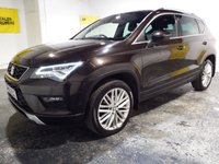 USED 2019 69 SEAT ATECA 1.5 TSI EVO XCELLENCE SUV 5dr Petrol Manual Euro 6 (s/s) (150 ps) SEAT SERVICE HISTORY-1/2 LEATHER WITH ALCANTARA SUEDE-FRONT AND REAR SENSORS WITH CAMERA