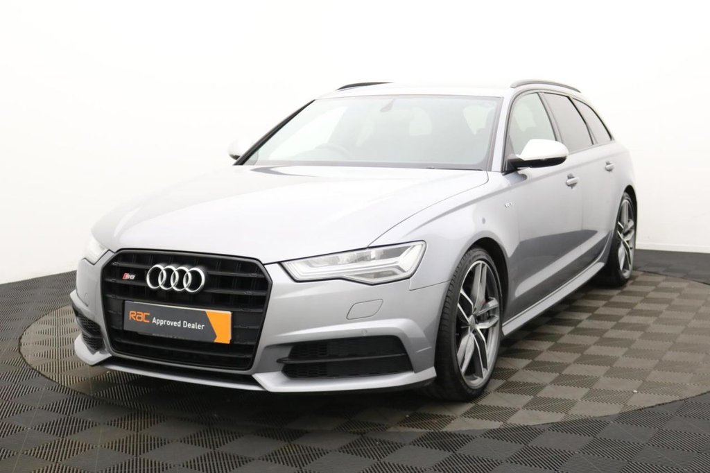 USED 2018 68 AUDI S6 AVANT 4.0 TFSI V8 Black Edition Estate 5dr Petrol S Tronic quattro Euro 6 (s/s) (450 ps) 4WD, Full Leather, Sat Nav