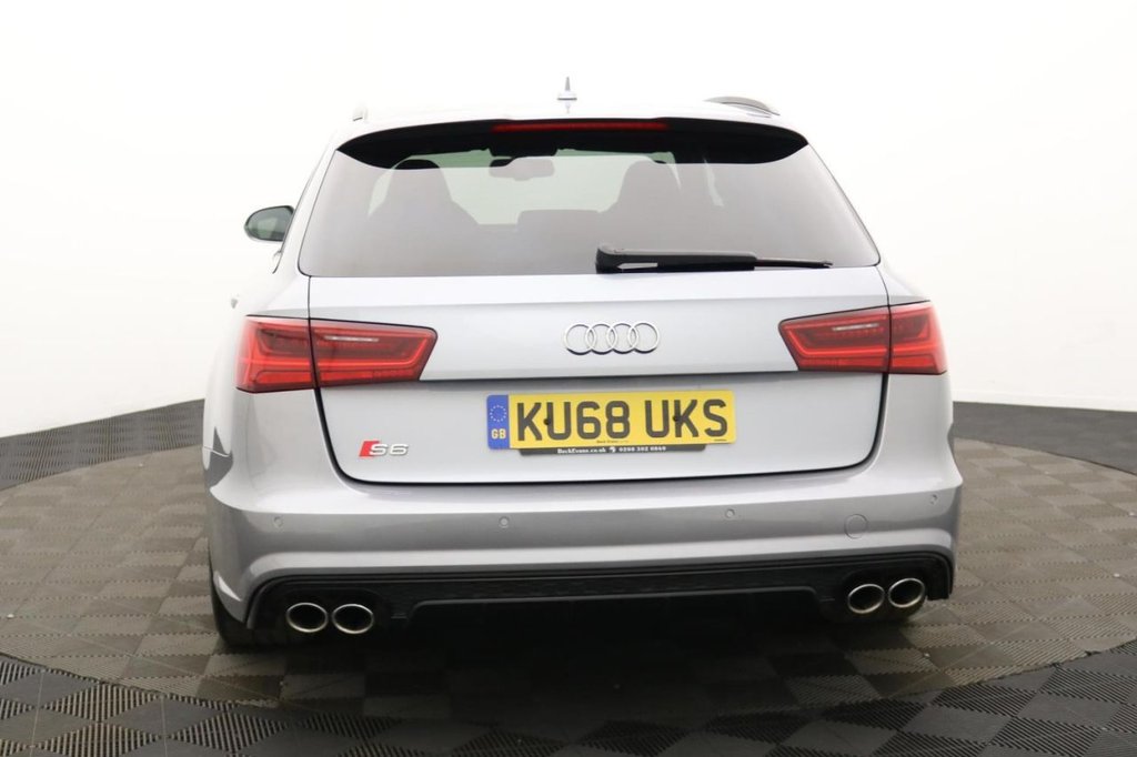 USED 2018 68 AUDI S6 AVANT 4.0 TFSI V8 Black Edition Estate 5dr Petrol S Tronic quattro Euro 6 (s/s) (450 ps) 4WD, Full Leather, Sat Nav